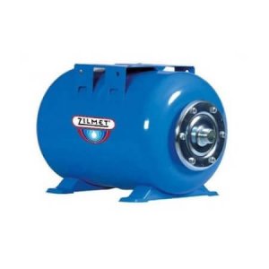 Гидроаккумулятор горизонтальный синий Zilmet ULTRA-PRO - 200л. (PN10, мемб.бутил, фланец стальной)