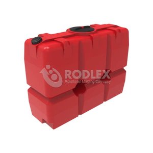 Бак прямоугольный RSK2000 пластиковый красный